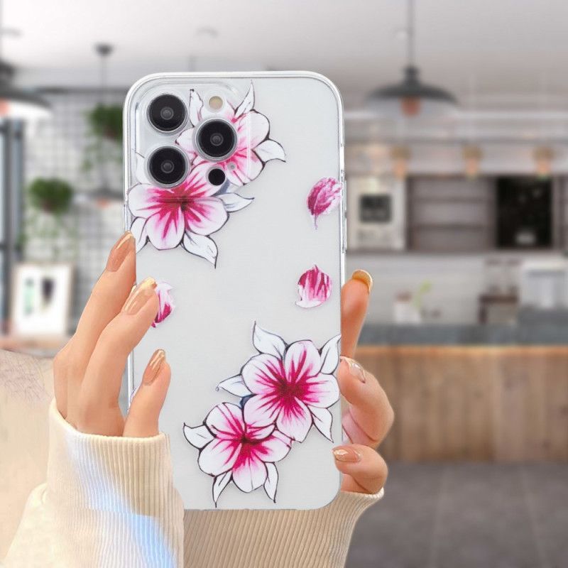 Deksel Til iPhone 16 Pro Max Kirsebærblomster