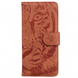 Folio Deksel iPhone 16 Pro Max Tiger Footprint