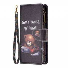 Folio Deksel Til iPhone 16 Pro Max Dangerous Bear Wallet