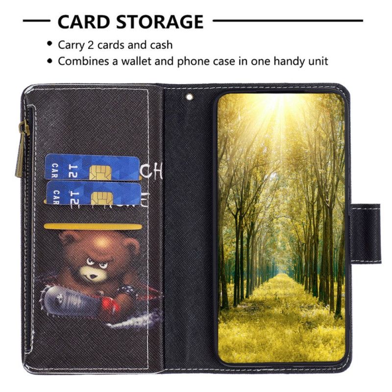 Folio Deksel Til iPhone 16 Pro Max Dangerous Bear Wallet