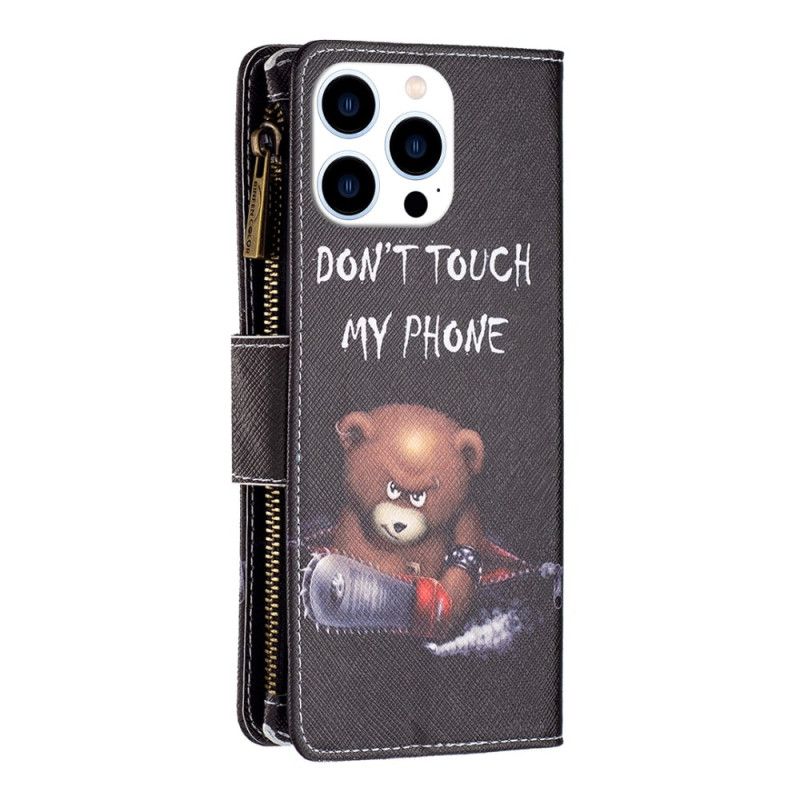 Folio Deksel Til iPhone 16 Pro Max Dangerous Bear Wallet