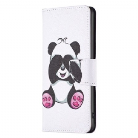 Lærdeksel Folio Deksel iPhone 16 Pro Max Panda