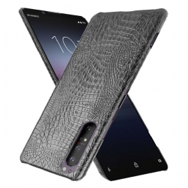 Deksel Til Sony Xperia 1 II Croc-hudeffekt