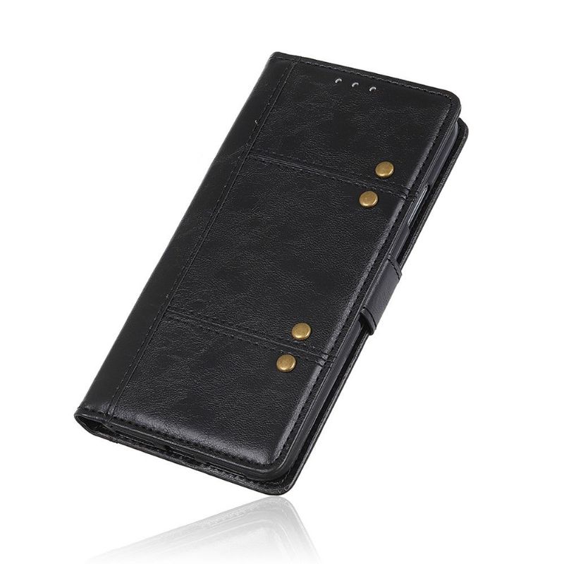 Etui Til Sony Xperia 1 II Originalitet Folio Deksel Premium Med Nagler