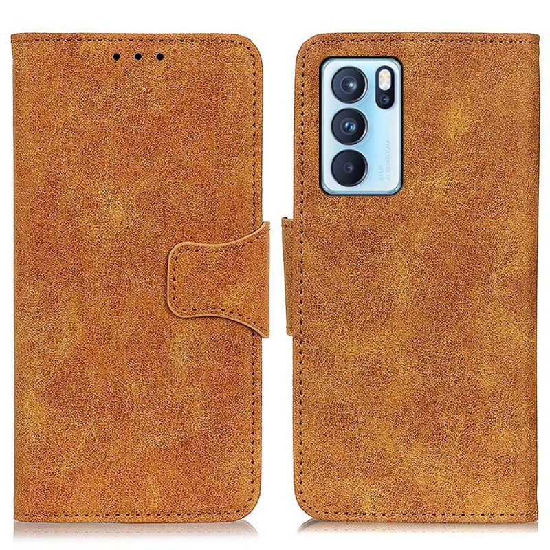 Etui Til Oppo Reno 6 Pro 5G Edouard Faux Leather Vintage