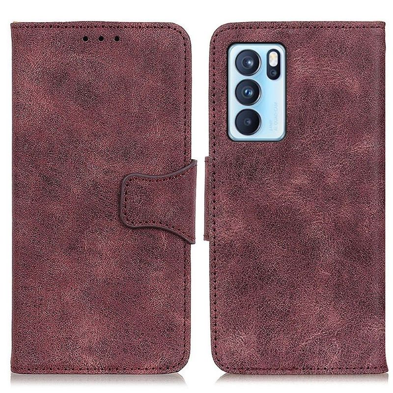 Etui Til Oppo Reno 6 Pro 5G Edouard Faux Leather Vintage