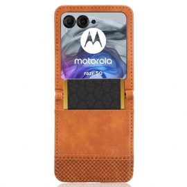 Deksel Motorola Razr 50 Vintaga Frise Kortholder