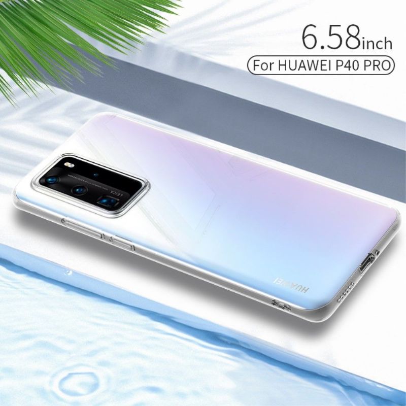 Deksel Til Huawei P40 Pro Anti-fall X-level Transparent