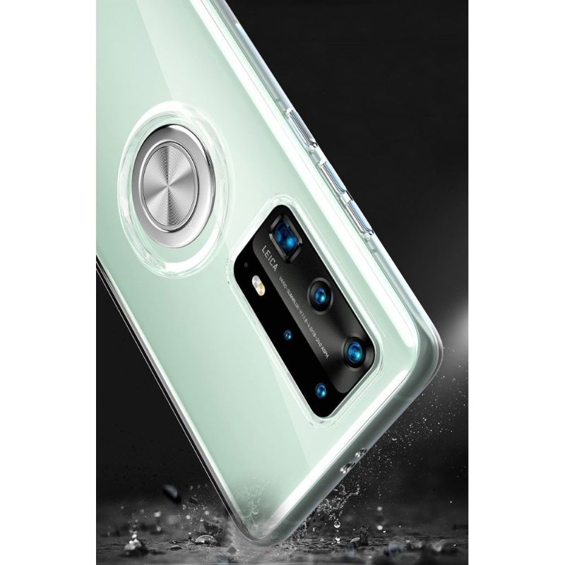 Deksel Til Huawei P40 Pro Med Klar Magnetring