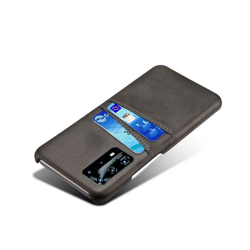 Deksel Til Huawei P40 Pro Melody Leather Effect Card Holder