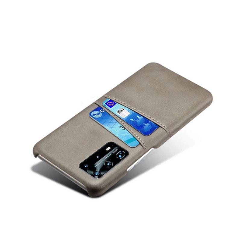 Deksel Til Huawei P40 Pro Melody Leather Effect Card Holder