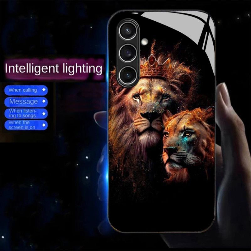 Deksel Samsung Galaxy A16 5g Ring Flash Series Golden Lions