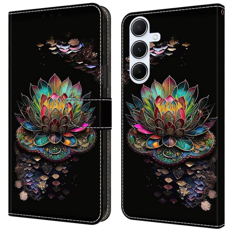 Folio Deksel Samsung Galaxy A16 5g Blomstermønster Beskyttelse Deksel