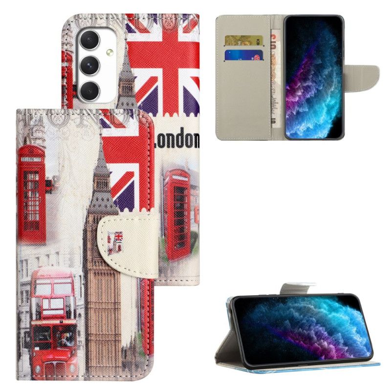 Folio Deksel Samsung Galaxy A16 5g London Life Beskyttelse Deksel