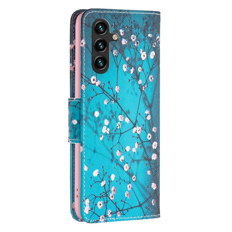 Folio Deksel Samsung Galaxy A16 5g Plommeblomster