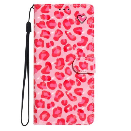 Folio Deksel Samsung Galaxy A16 5g Rosa Leopard Beskyttelse Deksel