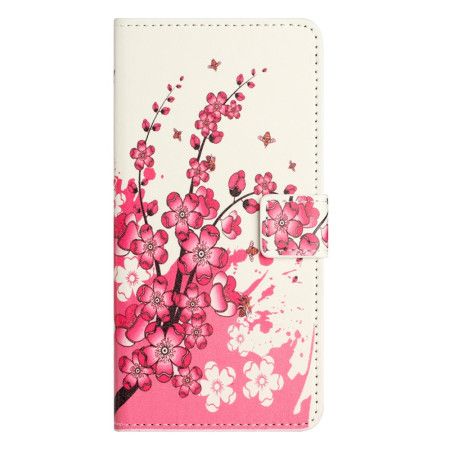 Folio Deksel Samsung Galaxy A16 5g Tropiske Blomster