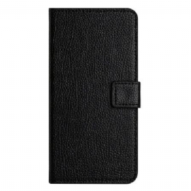 Lærdeksel Folio Deksel Samsung Galaxy A16 5g Mobildeksel Litchi Leather Effect