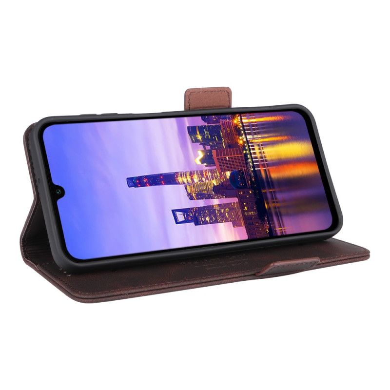 Lærdeksel Folio Deksel Samsung Galaxy A16 5g Retrodesign