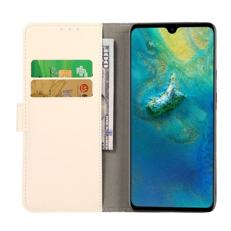 Folio Deksel Til Asus Zenfone 8 Blomster Og Sommerfuglillustrasjon