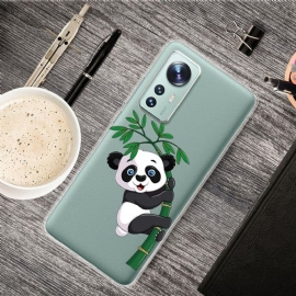 Deksel Til Xiaomi 12 Anti-fall Panda På Bambus