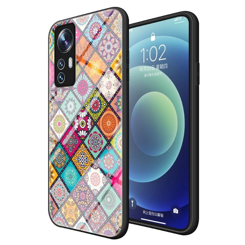 Deksel Til Xiaomi 12 Mandala Kaleidoskop Med Stativ