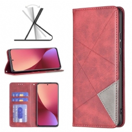 Folio Deksel Til Xiaomi 12 Célinia Style Skinnkortholder