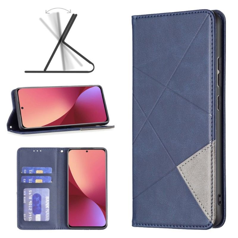 Folio Deksel Til Xiaomi 12 Célinia Style Skinnkortholder