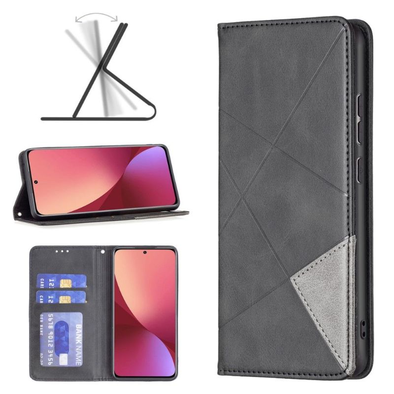 Folio Deksel Til Xiaomi 12 Célinia Style Skinnkortholder