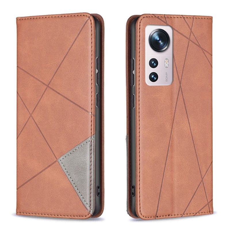 Folio Deksel Til Xiaomi 12 Célinia Style Skinnkortholder