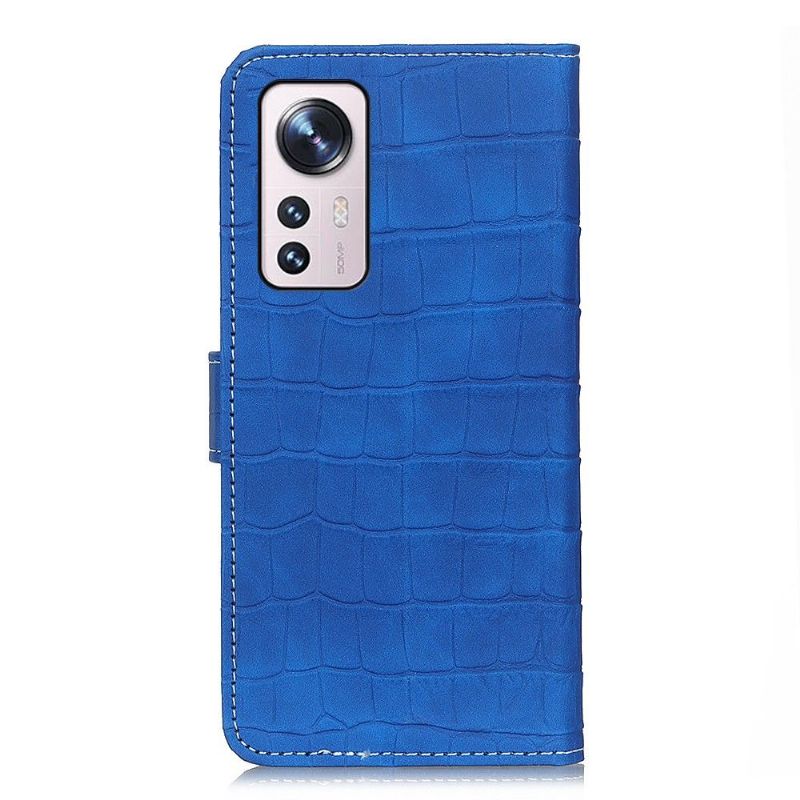 Lærdeksel Til Xiaomi 12 Originalitet Croc Look-søm