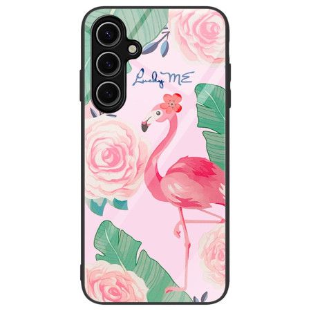 Deksel Samsung Galaxy S24 Fe Flamingo Herdet Glass Beskyttelse Deksel