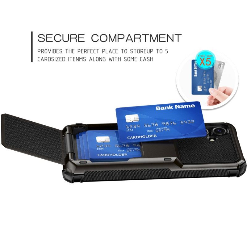 Deksel Samsung Galaxy S24 Fe Flip Card Holder Beskyttelse Deksel