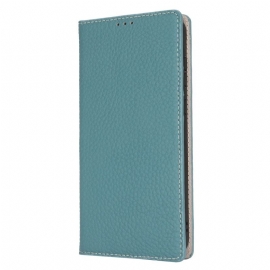 Folio Deksel Samsung Galaxy S24 Fe Litchi Texture Leather Beskyttelse Deksel