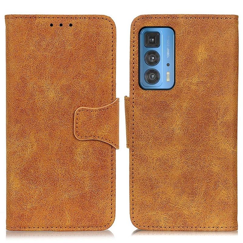 Etui Til Motorola Edge 20 Pro Anti-fall Edouard Faux Leather Vintage