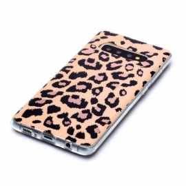 Deksel Til Samsung Galaxy S10 Plus Leopard