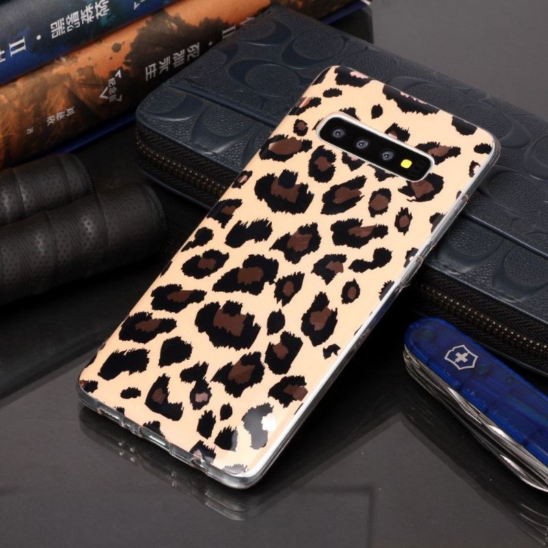 Deksel Til Samsung Galaxy S10 Plus Leopard