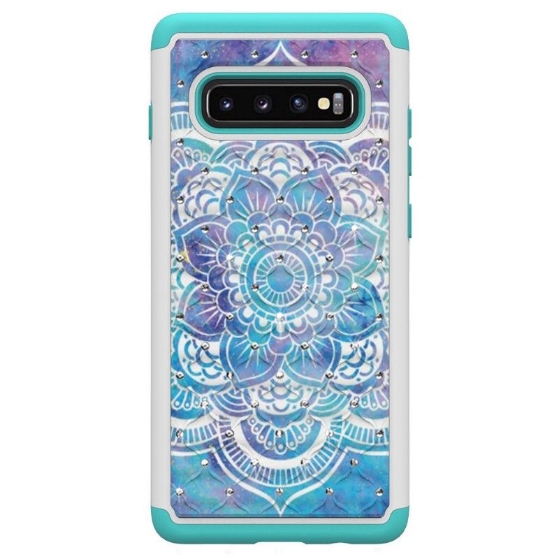 Deksel Til Samsung Galaxy S10 Plus Originalitet Støtsikker Blomstermandala