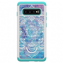 Deksel Til Samsung Galaxy S10 Plus Originalitet Støtsikker Blomstermandala