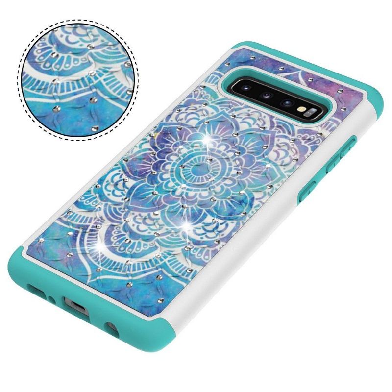 Deksel Til Samsung Galaxy S10 Plus Originalitet Støtsikker Blomstermandala