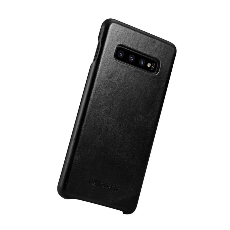 Etui Til Samsung Galaxy S10 Plus Anti-fall Vintage Ekte Skinn