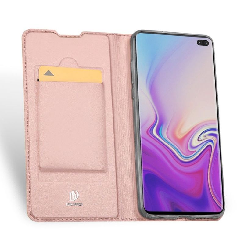 Etui Til Samsung Galaxy S10 Plus Business Imitert Skinn