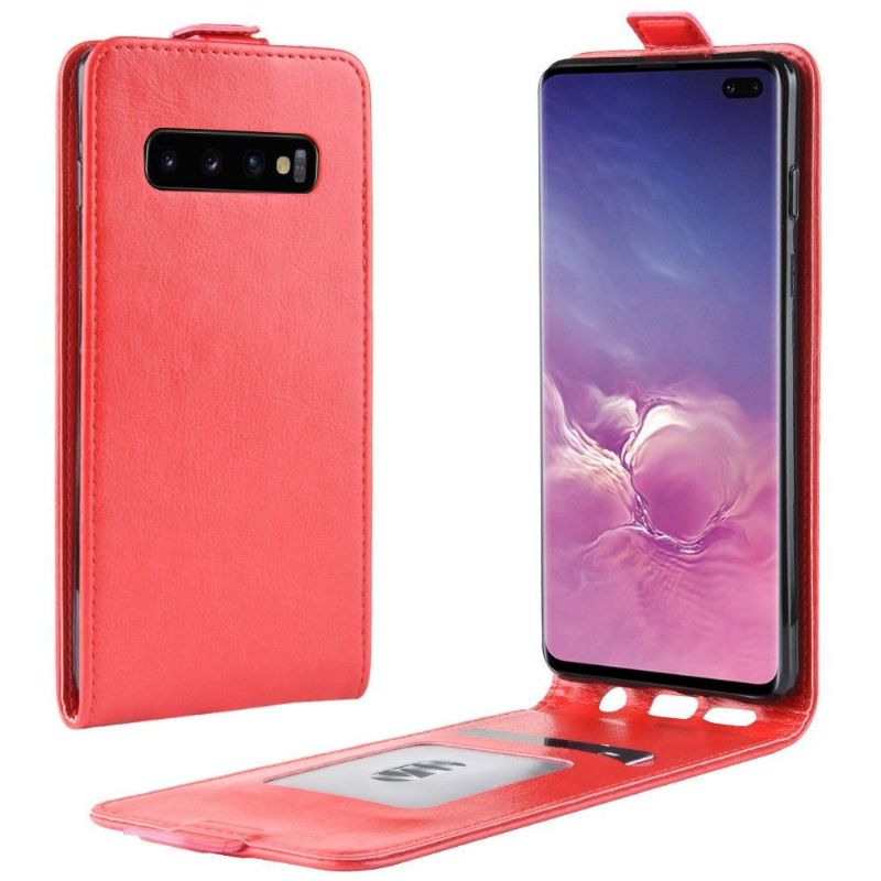 Etui Til Samsung Galaxy S10 Plus Folio Deksel Vertikal I Kunstskinn