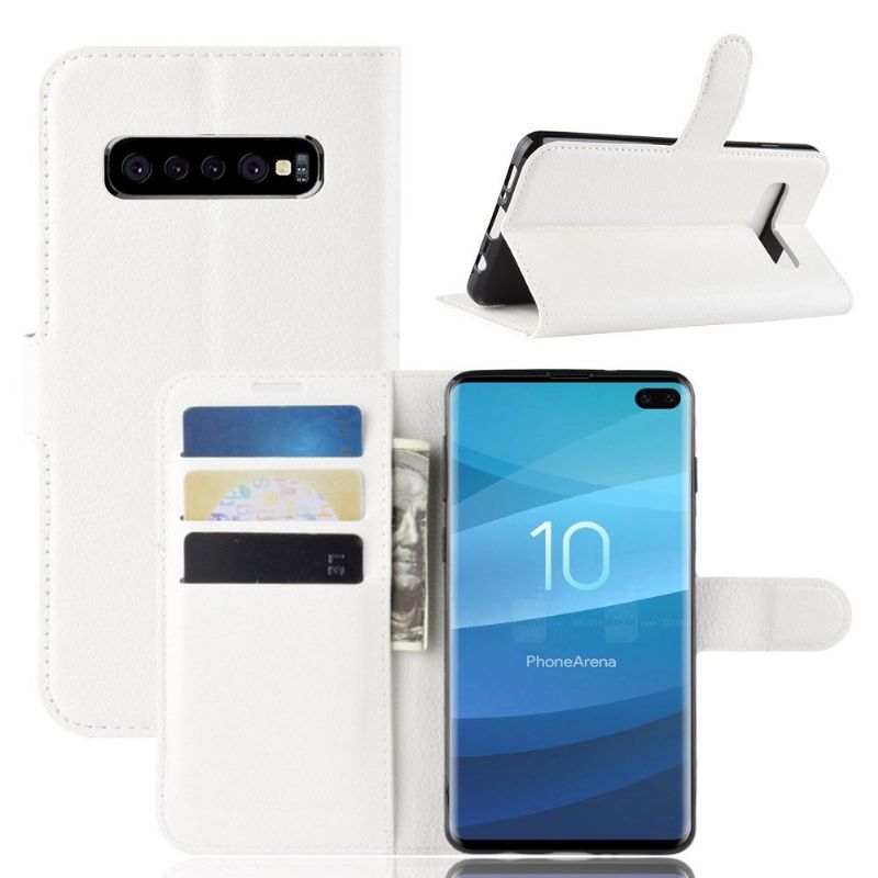 Etui Til Samsung Galaxy S10 Plus Kortholder I Skinnstil