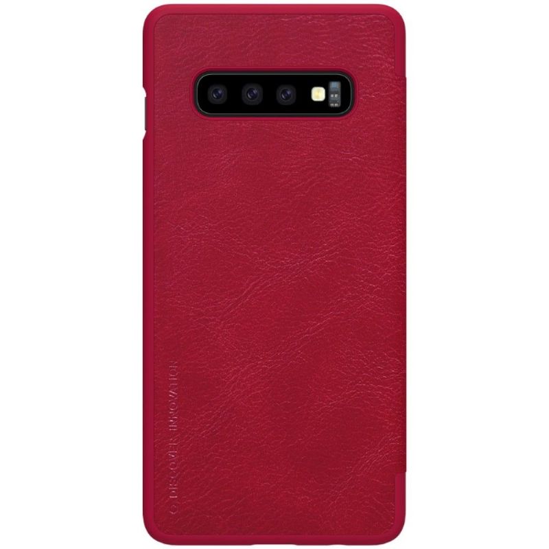 Etui Til Samsung Galaxy S10 Plus Nillkin Qin Skinntrekk