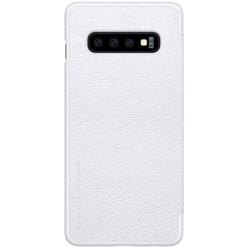 Etui Til Samsung Galaxy S10 Plus Nillkin Qin Skinntrekk