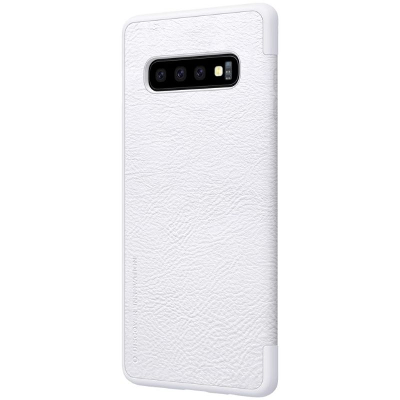 Etui Til Samsung Galaxy S10 Plus Nillkin Qin Skinntrekk