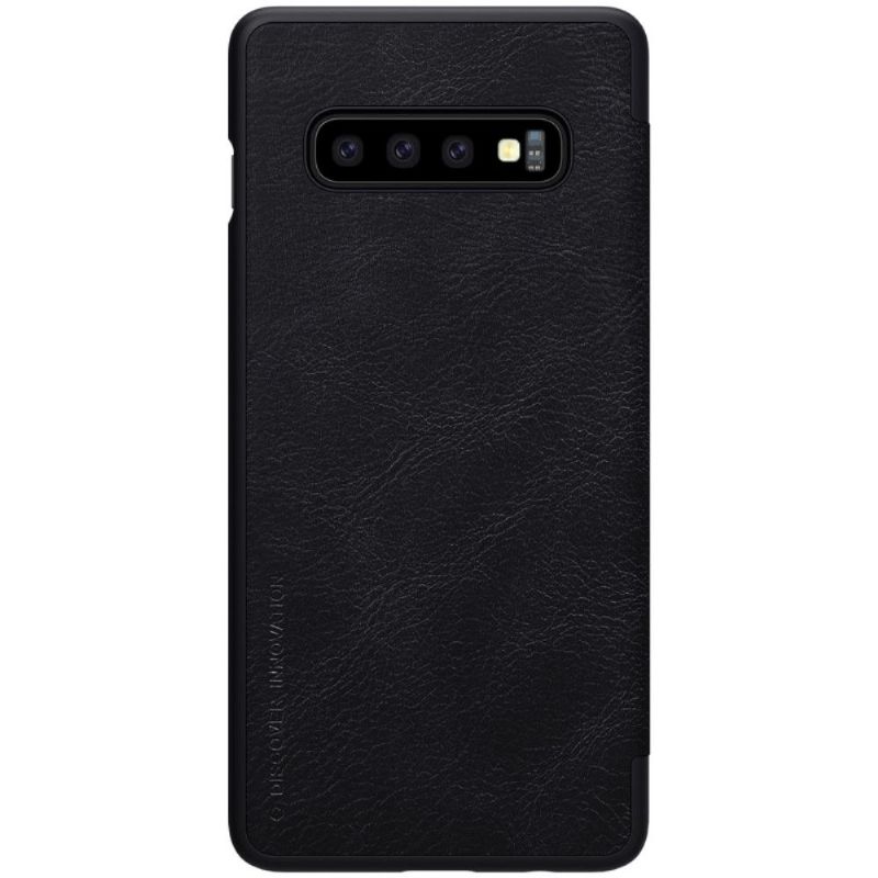 Etui Til Samsung Galaxy S10 Plus Nillkin Qin Skinntrekk