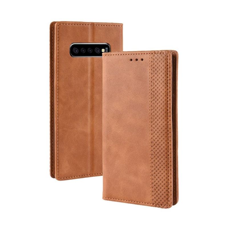 Etui Til Samsung Galaxy S10 Plus Originalitet Skinnstil Le Cirénius