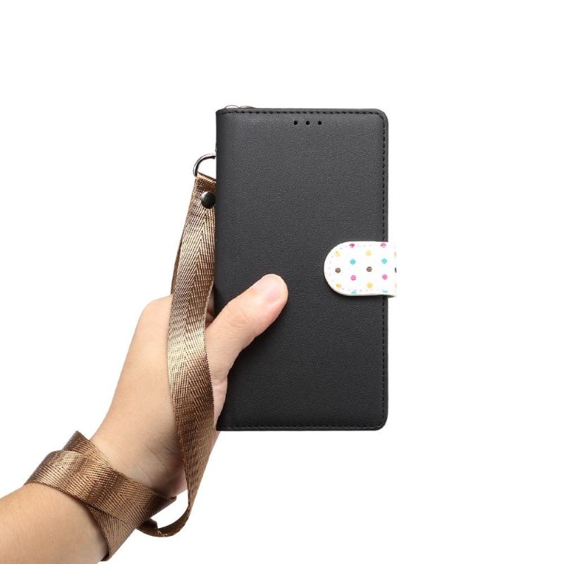 Etui Til Xiaomi Mi 9 Lite Anti-fall Vintage Polka Prikker